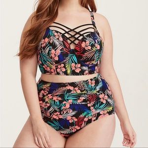 Torrid Tropical Bikini Swim Suit - Size 3